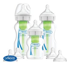 DR.BROWN'S Set mit 3 Flaschenoptionen + Weithals, Starter