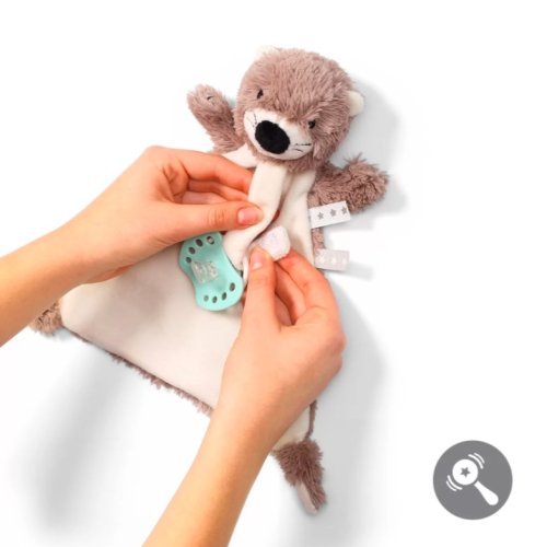 BABYONO Maggie Otter Nappklämma Pet Toy