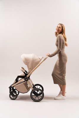 MUUVO Combi-kinderwagen Quick Boho Beige set 2-in-1