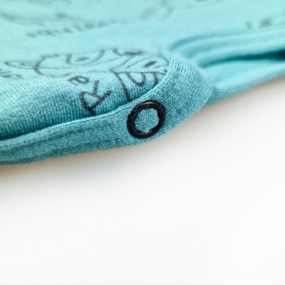 Body Wickel TISK Outlast® - dunkeltürkis Tiere/dunkeltürkis