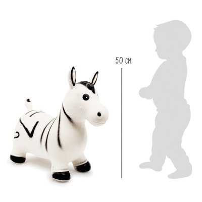 small foot Inflatable Hopper Zebra