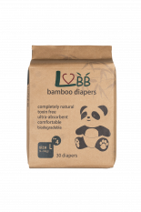 Bamboo disposable nappies L (9 - 14 kg) 30 pcs.
