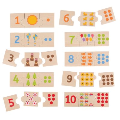 Bigjigs Toys Edukacyjne puzzle liczenie