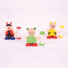 Bigjigs Toys Suport pentru periuță de dinți cu clepsidră 1 buc