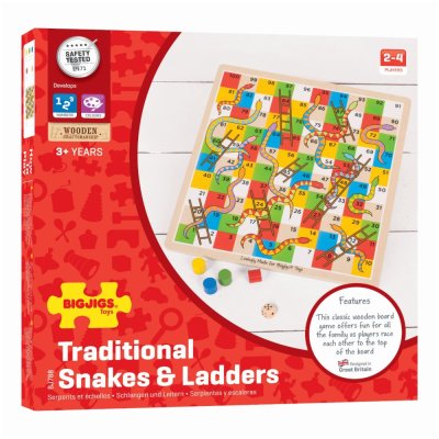 Bigjigs Toys Ormar och stegar 2