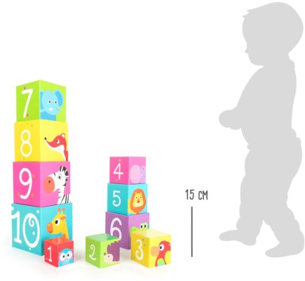 small foot Torre in legno con animali