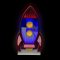 2Kids Toys LED NEON LIGHT lampka Raketa