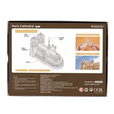 RoboTime 3D drewniane puzzle Paryska katedra Notre-Dame