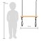 small foot Trapezschaukel mit Turnringen Black Line