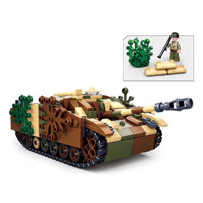 Sluban Army N38-B0858 Zamaskowany czołg opancerzony