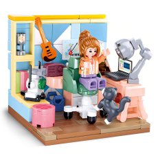 Sluban Girls Dream Mini Handcraft M38-B1016B Salle d'étude