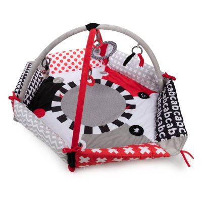 CANPOL BABIES Kontrastowy kocyk do zabawy SENSORY
