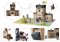 Jeujura Jeu de construction en bois 270 pièces Château avec catapulte