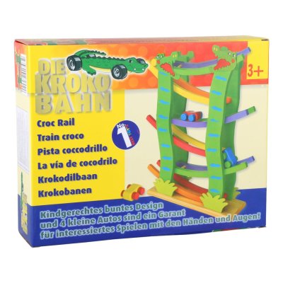 small foot Drvena trkaća staza Krokodil