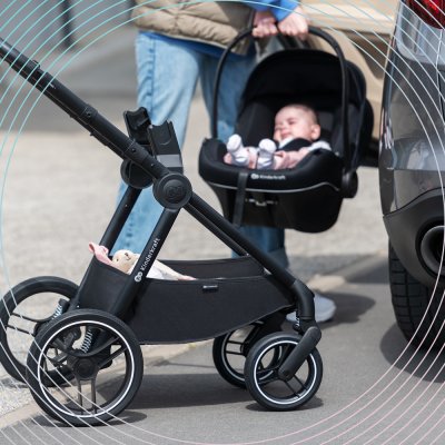 KINDERKRAFT SELECT Kinderwagen kombiniert Nea 2in1 Midnight Black, Premium