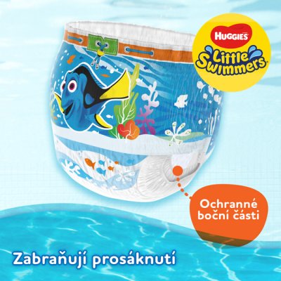 HUGGIES® Little Swimmers Jednorazowe mokre pieluszki 3-4 (7-15 kg) 12 szt.