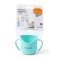 BABYONO Kubek ergonomiczny z uchwytami 120 ml miętowy 6m+