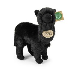 Rappa Plüsch Lama Alpaka schwarz 23 cm ECO-FRIENDLY