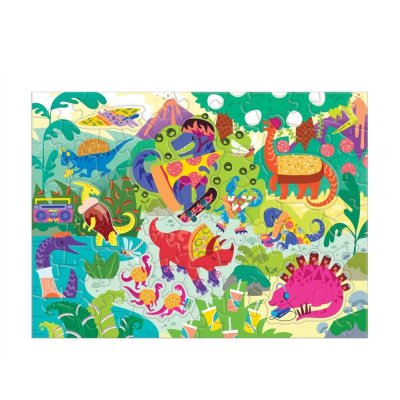 Puzzle Mudpuppy Pizzasaurus 60 pièces parfumé