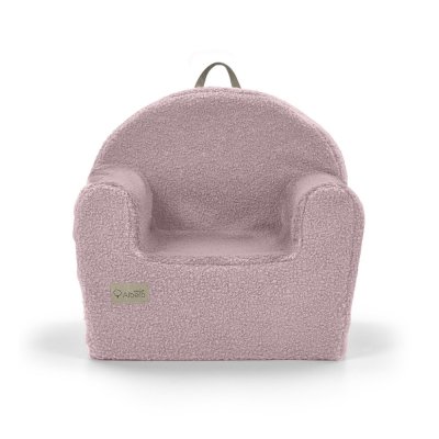 KLUPS Fåtölj Boucle smutsrosa 50x35x45 cm