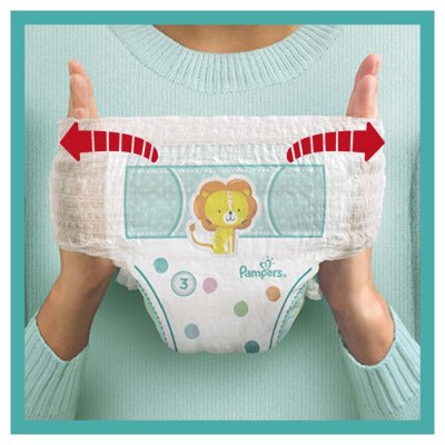 PAMPERS Active Baby-Dry Pants Pieluchy jednorazowe-majtki 4+ (9-15 kg) 50 szt. - PAKIET JUMBO