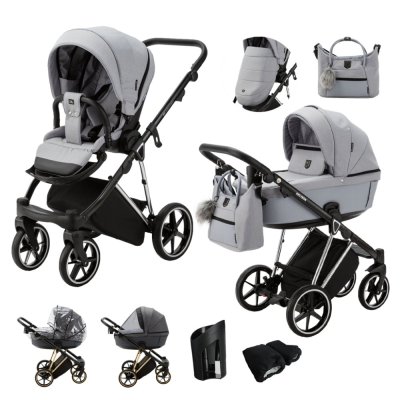 ADAMEX Wózek wielofunkcyjny Belissa Special Edition Grey/Silver