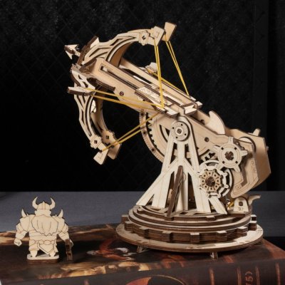 RoboTime 3D Rompecabezas de madera mecánico Balista de asedio