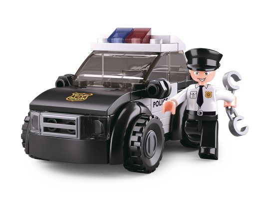 Sluban Police 4en1 M38-B0638D Voiture de patrouille