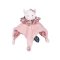 Snuttefilt Doudou katt rosa 3 i 1