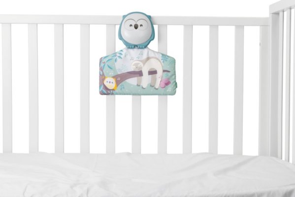 CHICCO Kocyk edukacyjny Sówka 2w1 80x80 cm, 0m+