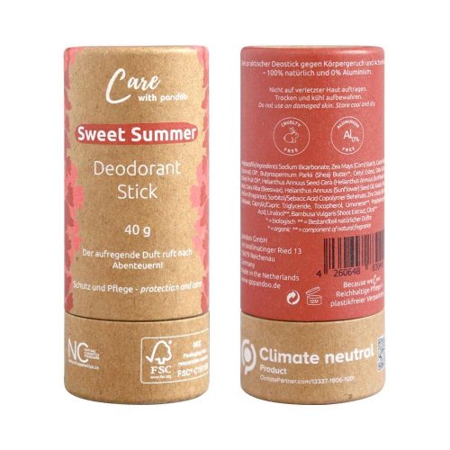 Trdi dezodorant Sweet Summer, 40 g