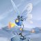 RoboTime 3D mechanische modelbouwset Blauwe vlinder