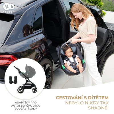 KINDERKRAFT SELECT Sportkinderwagen Yoxi Pure Black