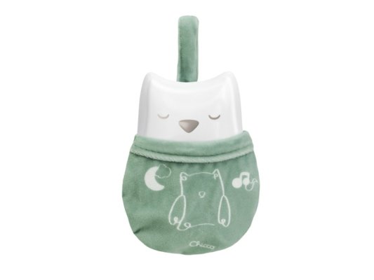 CHICCO Grzechotka i lampka nocna Sówka 2w1 0m+