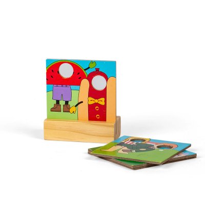 Bigjigs Rail Pista de comboio de madeira feira divertida 54 peças