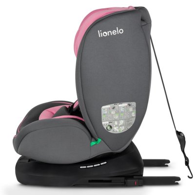LIONELO Bilbarnstol Bastiaan i-Size (40-150 cm) Pink Baby