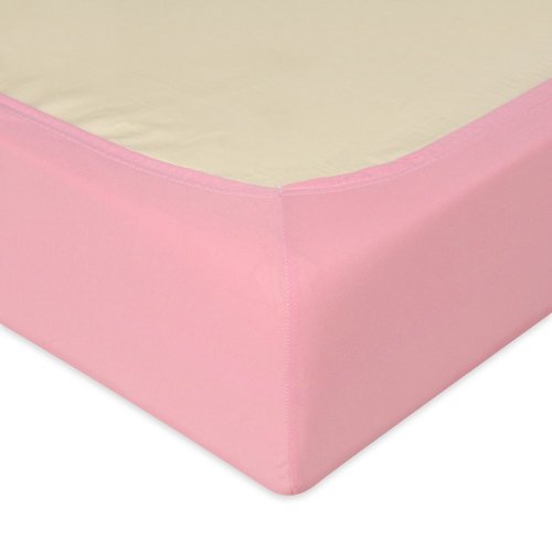 BABYMATEX Σεντόνι ζέρσεϊ με λάστιχο, 60x120 ροζ