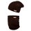 Set cappello e scaldacollo in maglia Outlast ® - Nero