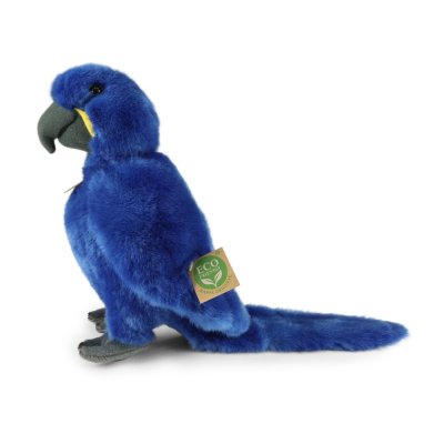 Rappa Pluche blauwe papegaai Hyacintara 25 cm ECO-FRIENDLY