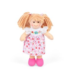 Bigjigs Toys Krpena punčka Georgia - majhna 25 cm