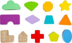 small foot Rainbow Stacking Cube