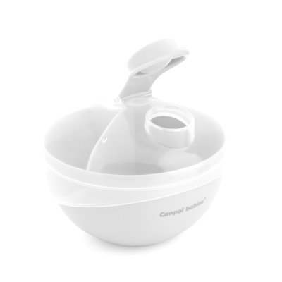 CANPOL BABIES Dispensador de leche en polvo blanco