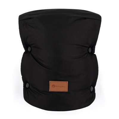 PETITE&MARS Set zimný fusak Jibot 3v1 + rukavice na kočárek Jasie Ink Black