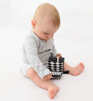MyMoo Mini mekana knjiga - Crno-bijela