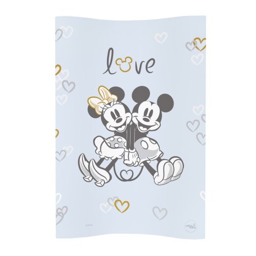 Matelas à langer CEBA doux COSY (50x70) Disney Minnie & Mickey Bleu