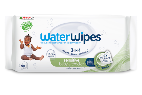 4X WATERWIPES Chusteczki nawilżane Baby&Toddler 3w1 60 szt. (240 szt.)