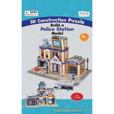 Puzzle 3D du poste de police Fiesta Crafts