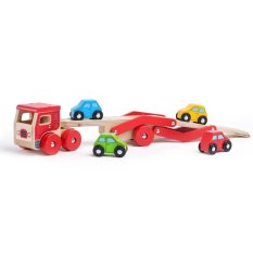 Bigjigs Toys Wooden Car Transporter