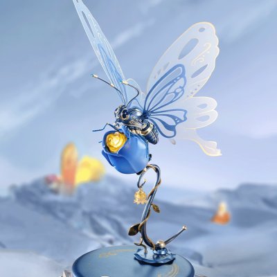 RoboTime 3D mechanische modelbouwset Blauwe vlinder