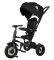 QPLAY Rowerek trójkołowy Rito air gel (Rubber) Black, wiek 10-72 miesiące